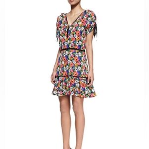 Veronica Beard Hothouse Floral-Print Dress